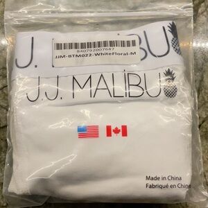 Malibu White Patterned Boxer Briefs